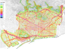 Daytime noise map, Ajuntament de Barcelona